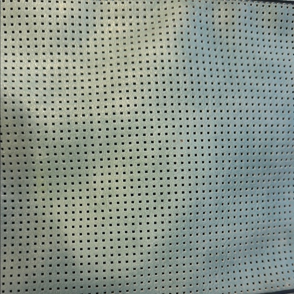 Perforated Mint Green Clutch - Picture 3 of 5